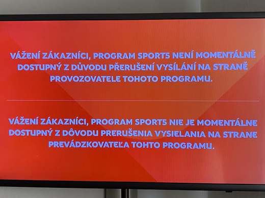 výpadek sport5